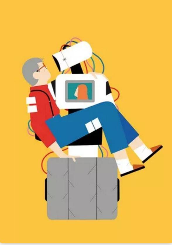 可以去等照顧祖母的機器人,但時間不會等你