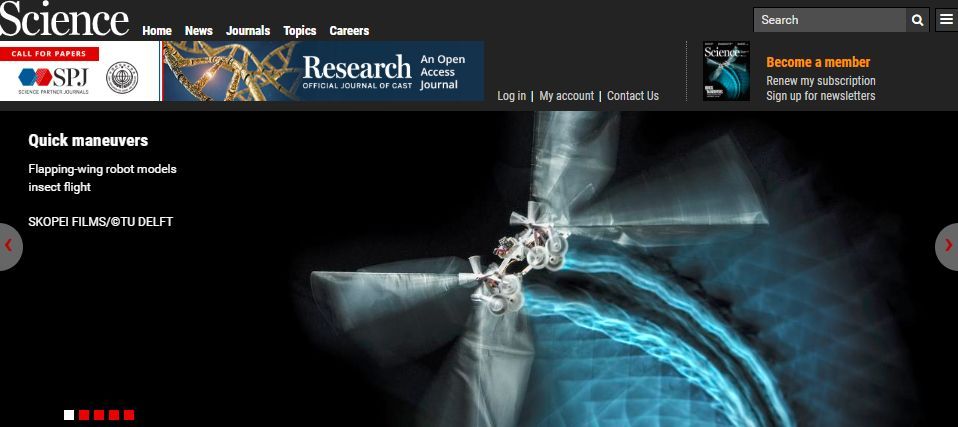 Science重磅:“果蠅機器人”一次充電飛一公里,能俯沖會打滾!