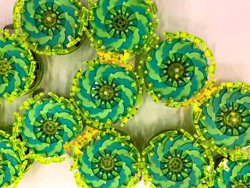 粒子機器人也能團結力量大